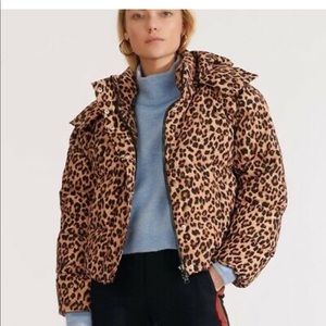 Veronica beard 🐆 leopard Casper puffer jacket